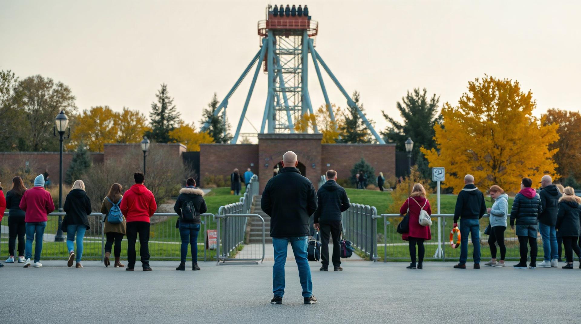 Attraction Silver Star à Europa-Park avec peu de monde